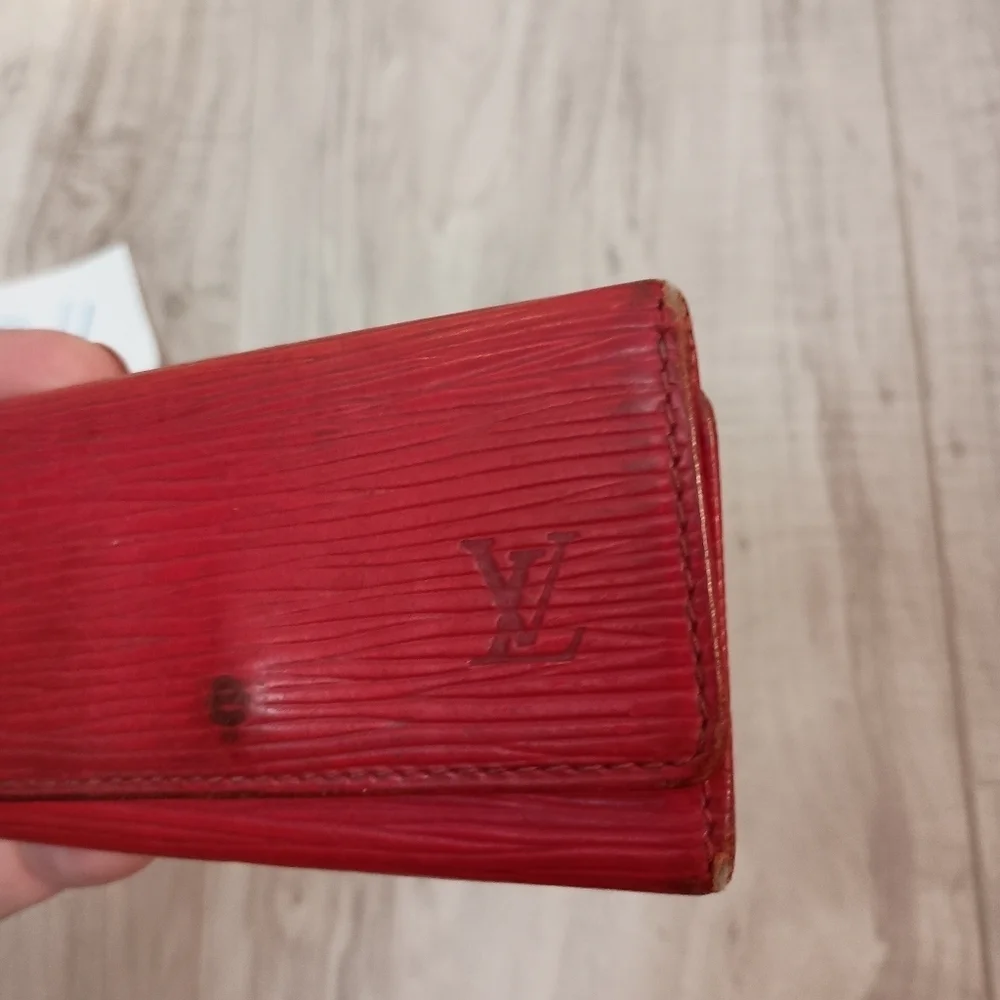 Louis Vuitton Red Epi Key Holder